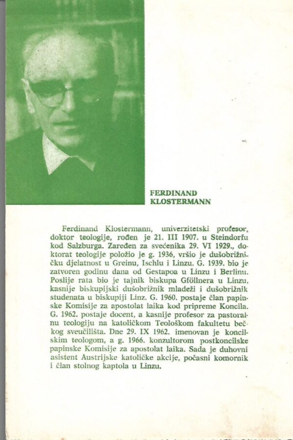 ferdinand klostermann: teze o laicima