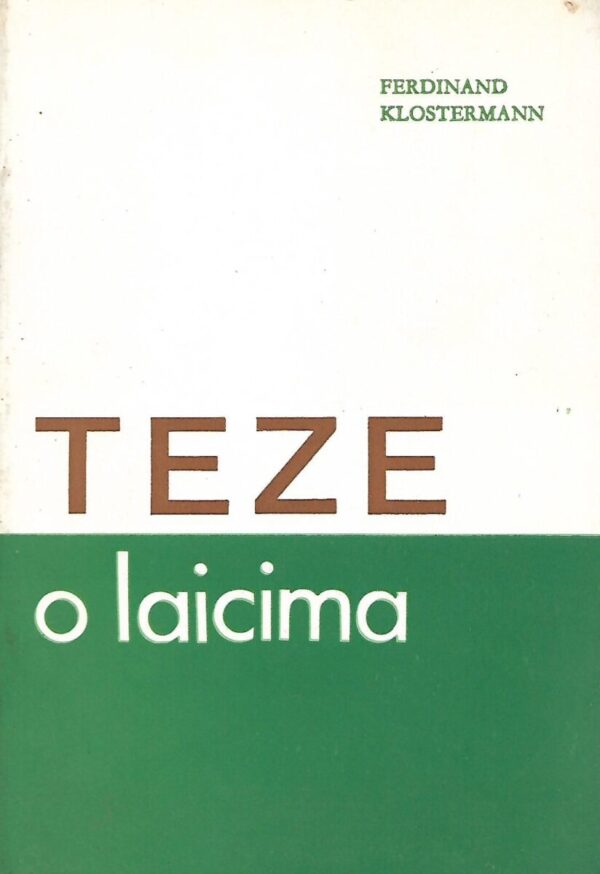 ferdinand klostermann: teze o laicima