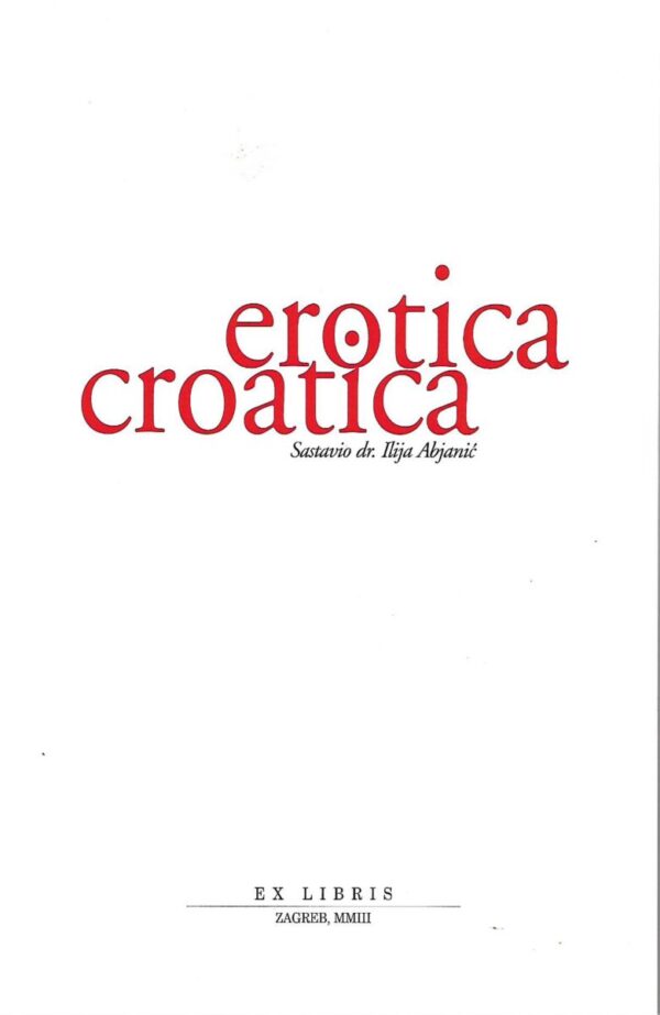 ilija abjanić: erotica croatica