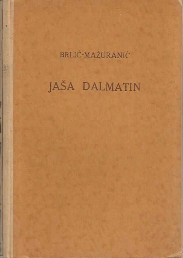 ivana brlić-mažuranić: jaša dalmatin