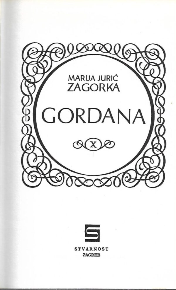 marija jurić zagorka: gordana x