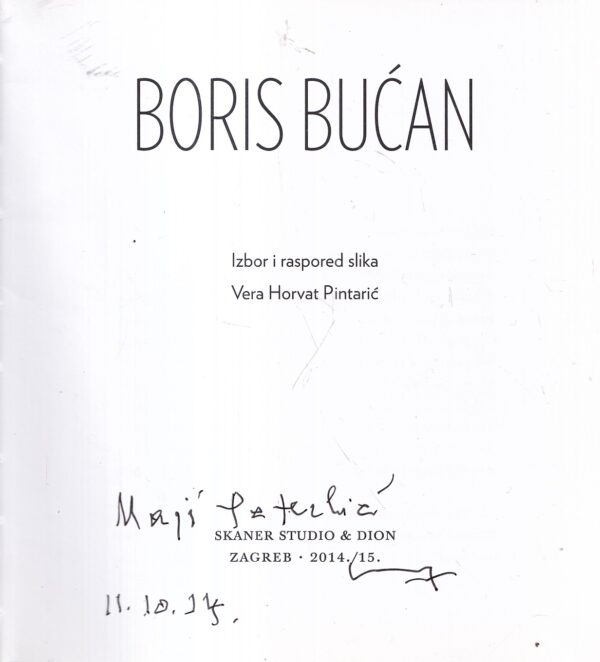 vera horvat pintarić: boris bućan