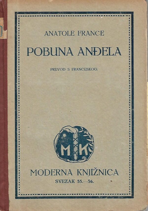 anatole france: pobuna anđela