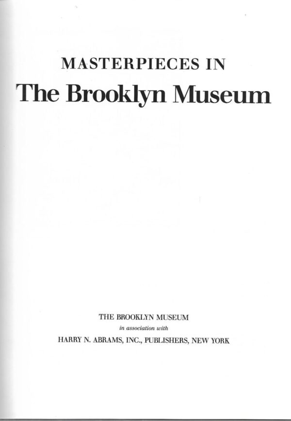 mark d. greenberg (ur.): masterpieces in the brooklyn museum