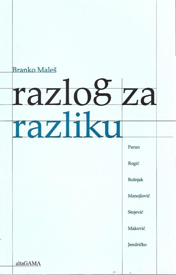 branko maleš: razlog za razliku