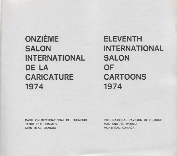 la onzieme salon de la caricature/the eleventh international salon of cartoons