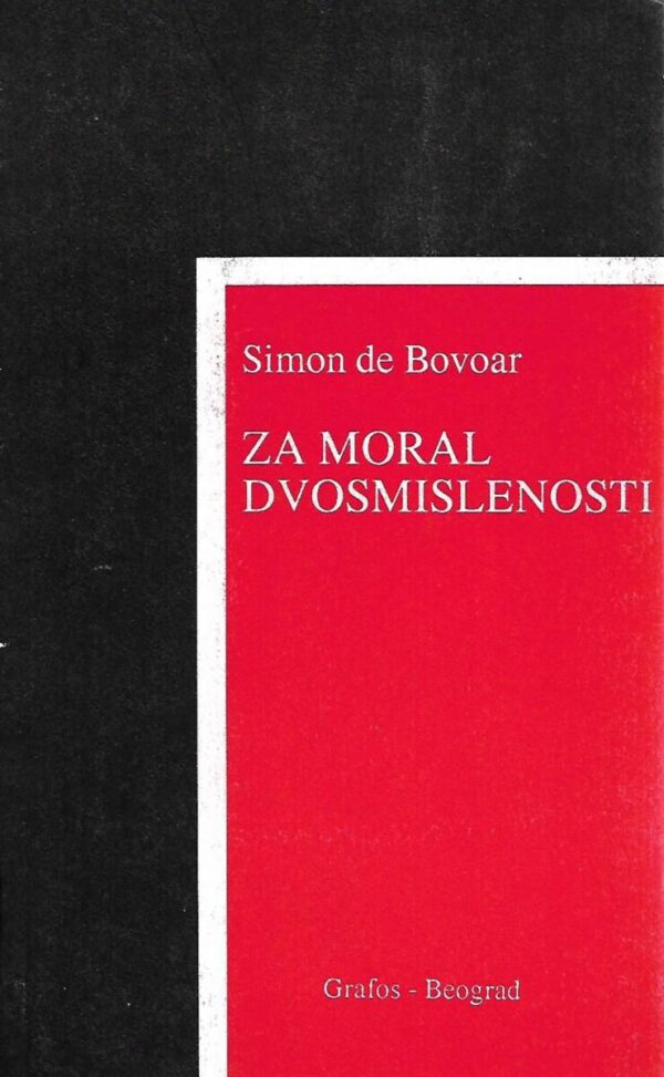 simone de beauvoir: za moral dvosmislenosti