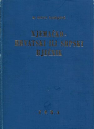 dr. gustav Šamšadić: njemačko-hrvatski ili srpski rječnik