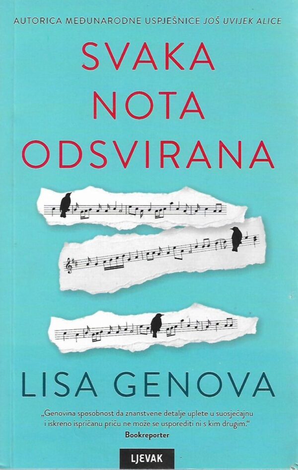 lisa genova: svaka nota odsvirana