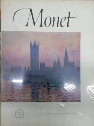 an abrams art book - monet - 16 beautiful full color prints