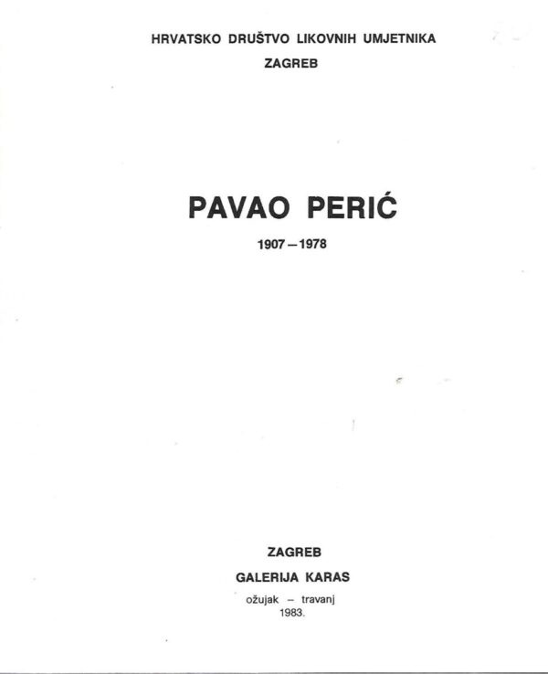 pavao perić 1907-1978