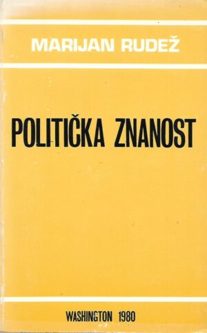 marijan rudež: politička znanost