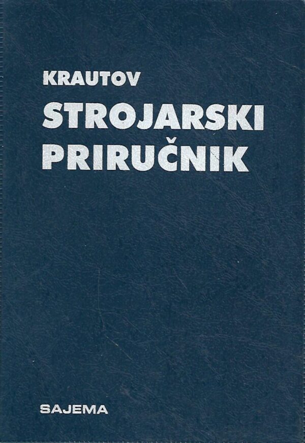 krautov strojarski priručnik