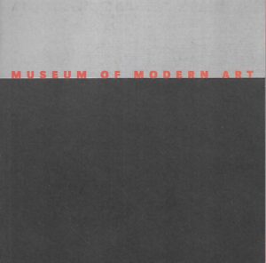 alfred barr: museum of modern art  - katalog