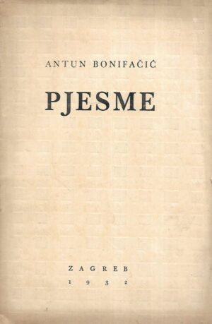 antun bonifačić: pjesme