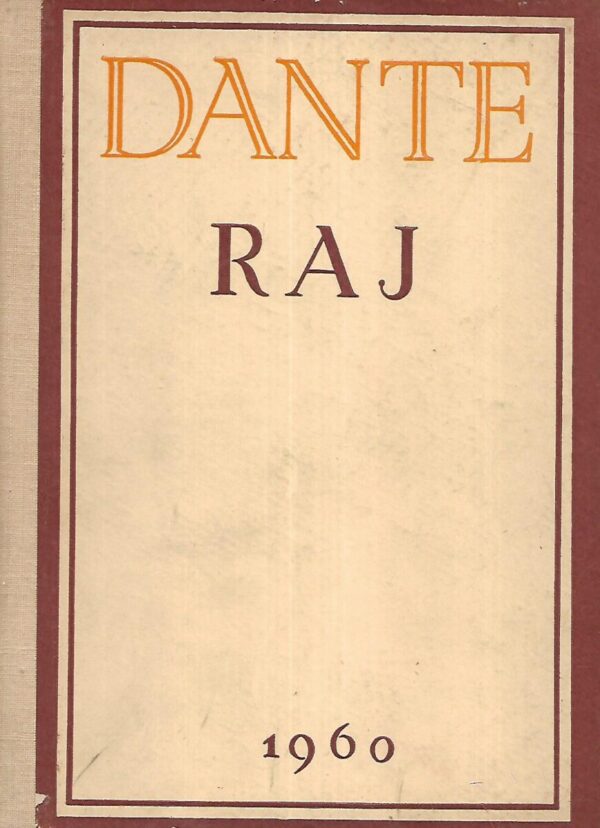 dante alighieri: raj