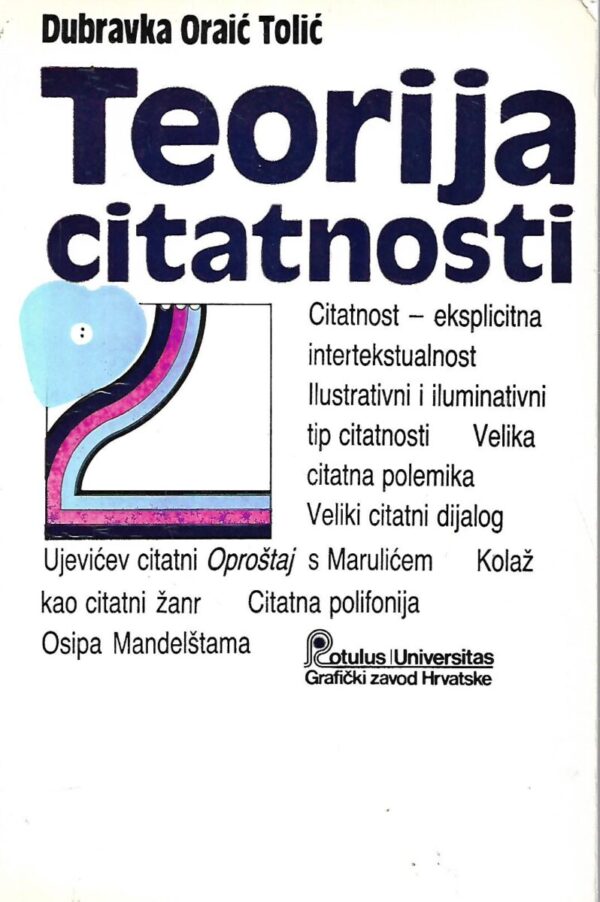 dubravka oraić tolić: teorija citatnosti