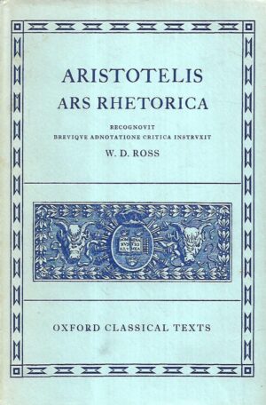 w.d.ross: aristotelis ars rhetorica