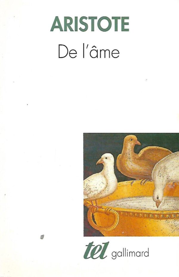 aristote: de l'ame