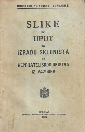 slike uz uput za izradu skloništa od neprijateljskog dejstva iz vazduha