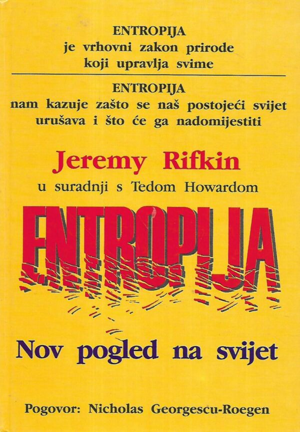 ted howard i  jeremy rifkin: entropija: novi pogled na svijet