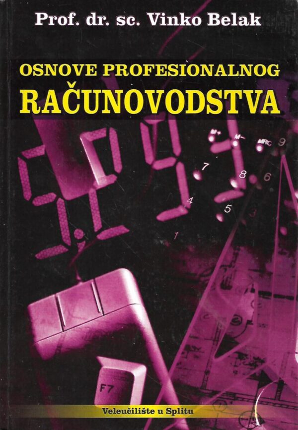 vinko belak: osnove profesionalnog računovodstva