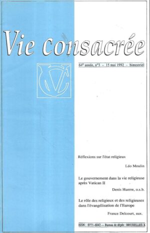 vie consacree 3-1992