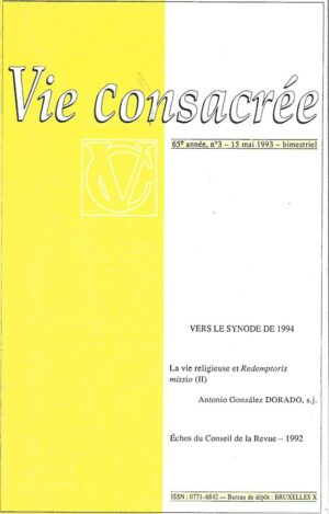 vie consacree 3-1993