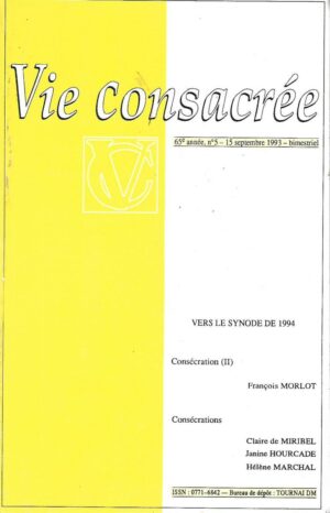 vie consacree 3-1993