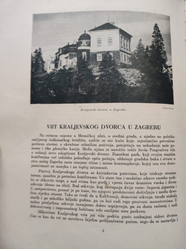 naš vrt - revija hortikulturnog društva u zagrebu god.1 januar-februar 1932.