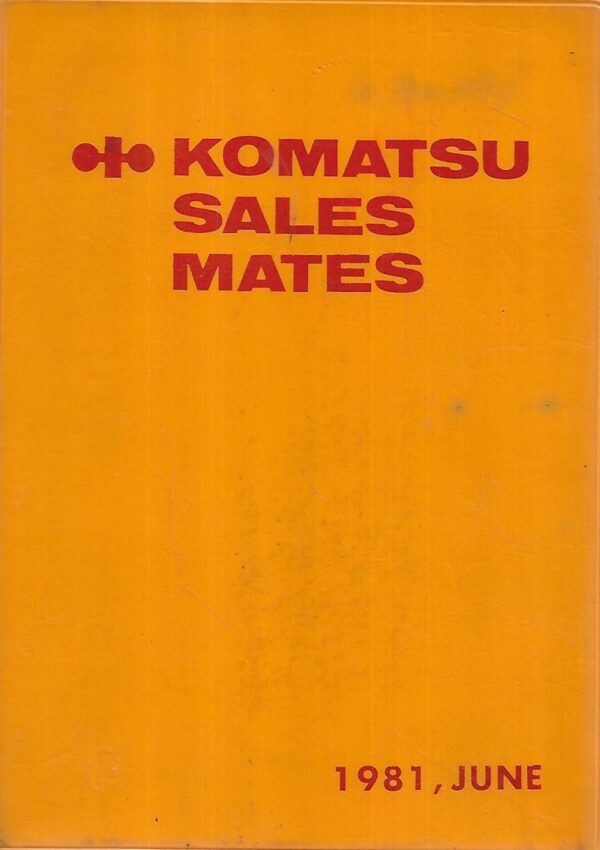 komatsu sales mates 1981