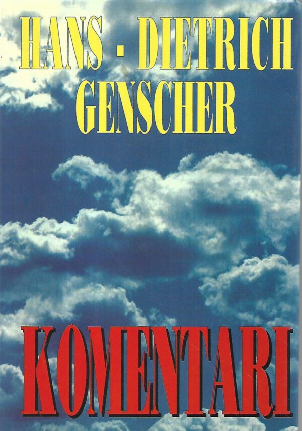 hans-dietrich genscher: komentar