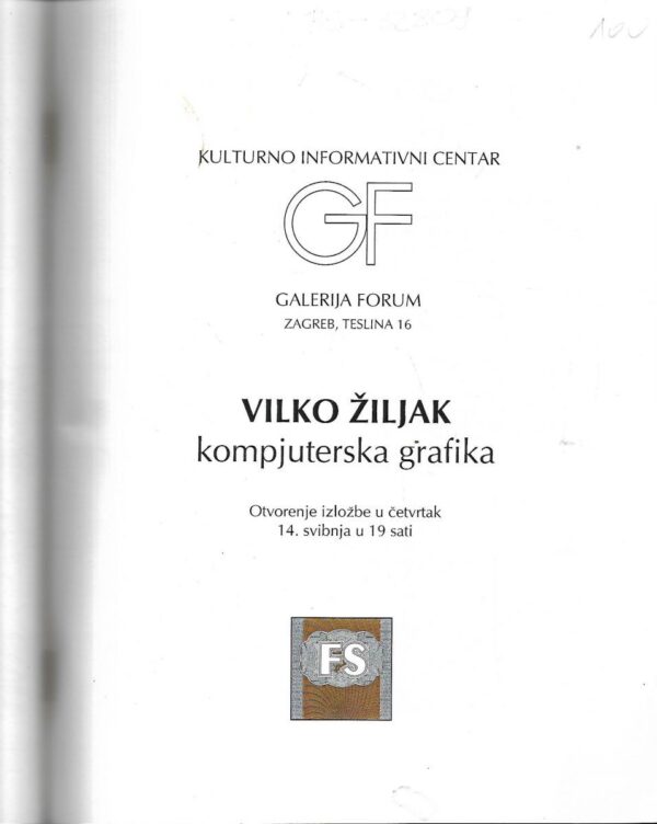 vilko Žiljak: kompjuterska grafika - katalog