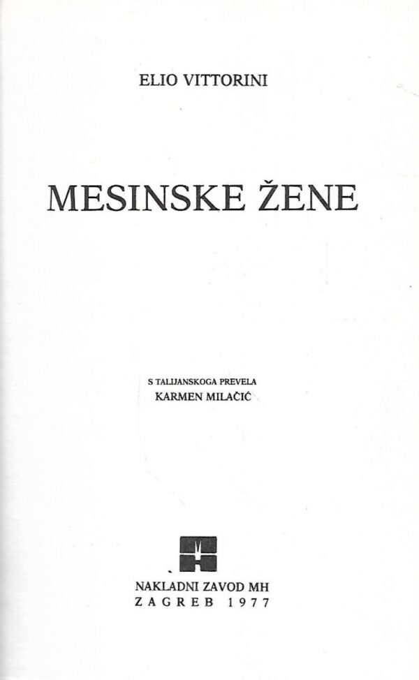 elio vittorini: mesinske žene