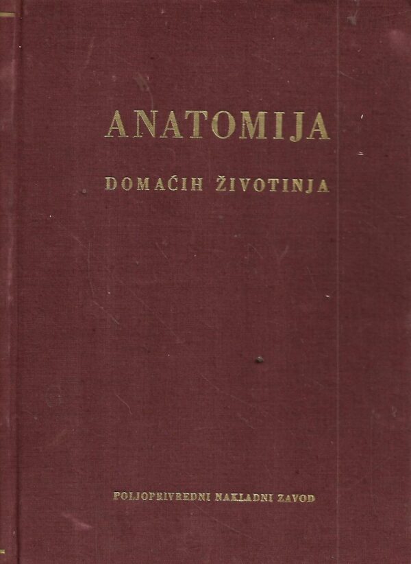 septimus sisson: anatomija domaćih životinja