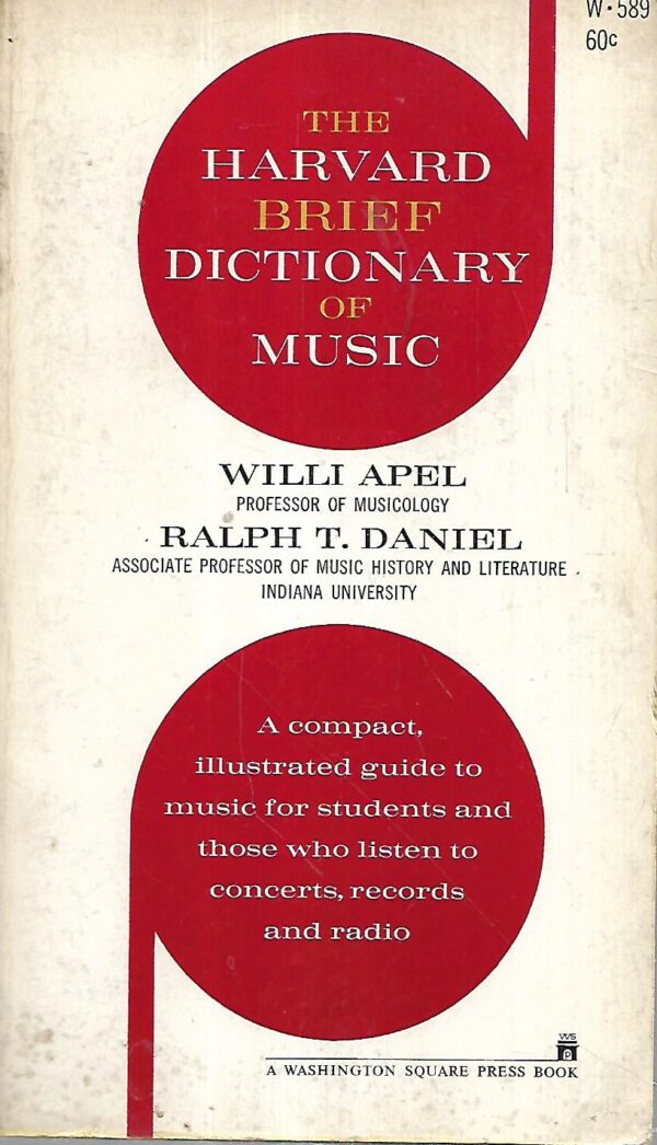 the harvard brief dictionary of music