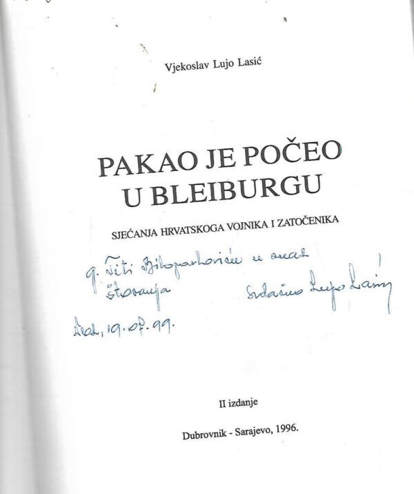 vjekoslav lujo lasić: pakao je počeo u bleiburgu