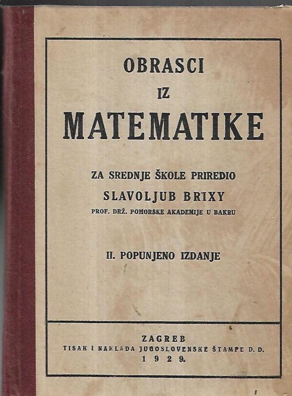 obrasci iz matematike