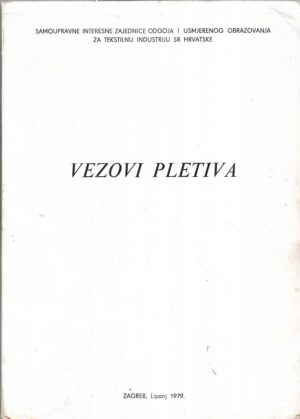 vjera grčević: vezovi pletiva