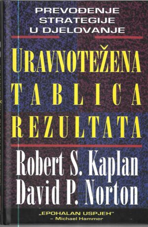 robert s. kaplan i david p. norton: uravnotežena tablica rezultata