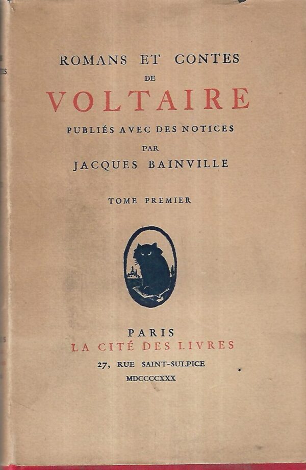 romans et contes de voltarie, tome premier