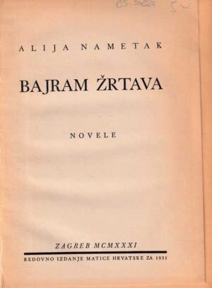 alija nametak: bajram žrtava