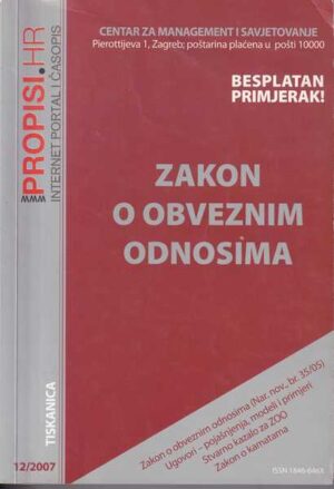 zakon o obveznim odnosima