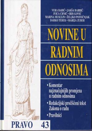 novine u radnim odnosima