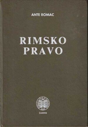 ante romac: rimsko pravo