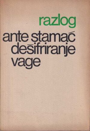 ante stamać: dešifriranje vage