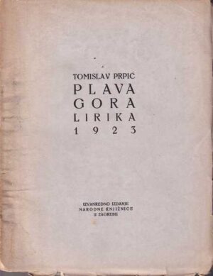 tomislav prpić: plava gora lirika 1923