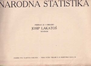 josip lakatoš: narodna statistika