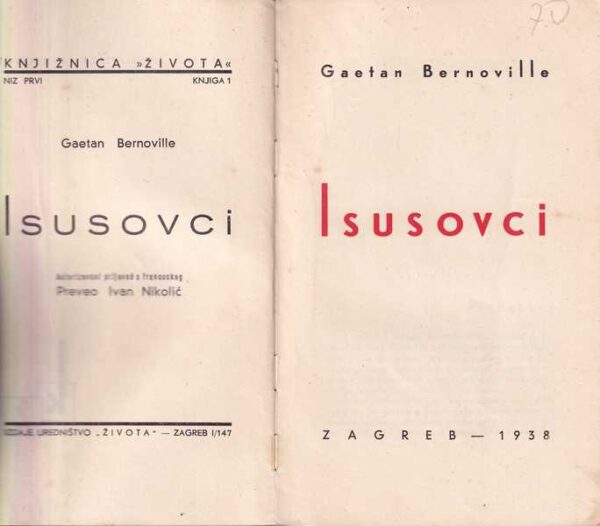 gaetan bernoville: isusovci