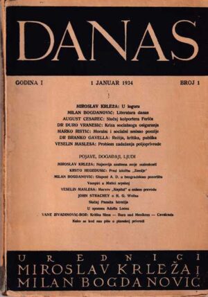 danas - godina 1 broj 1